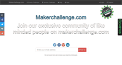 Desktop Screenshot of makerchallenge.com