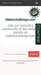 Mobile Screenshot of makerchallenge.com